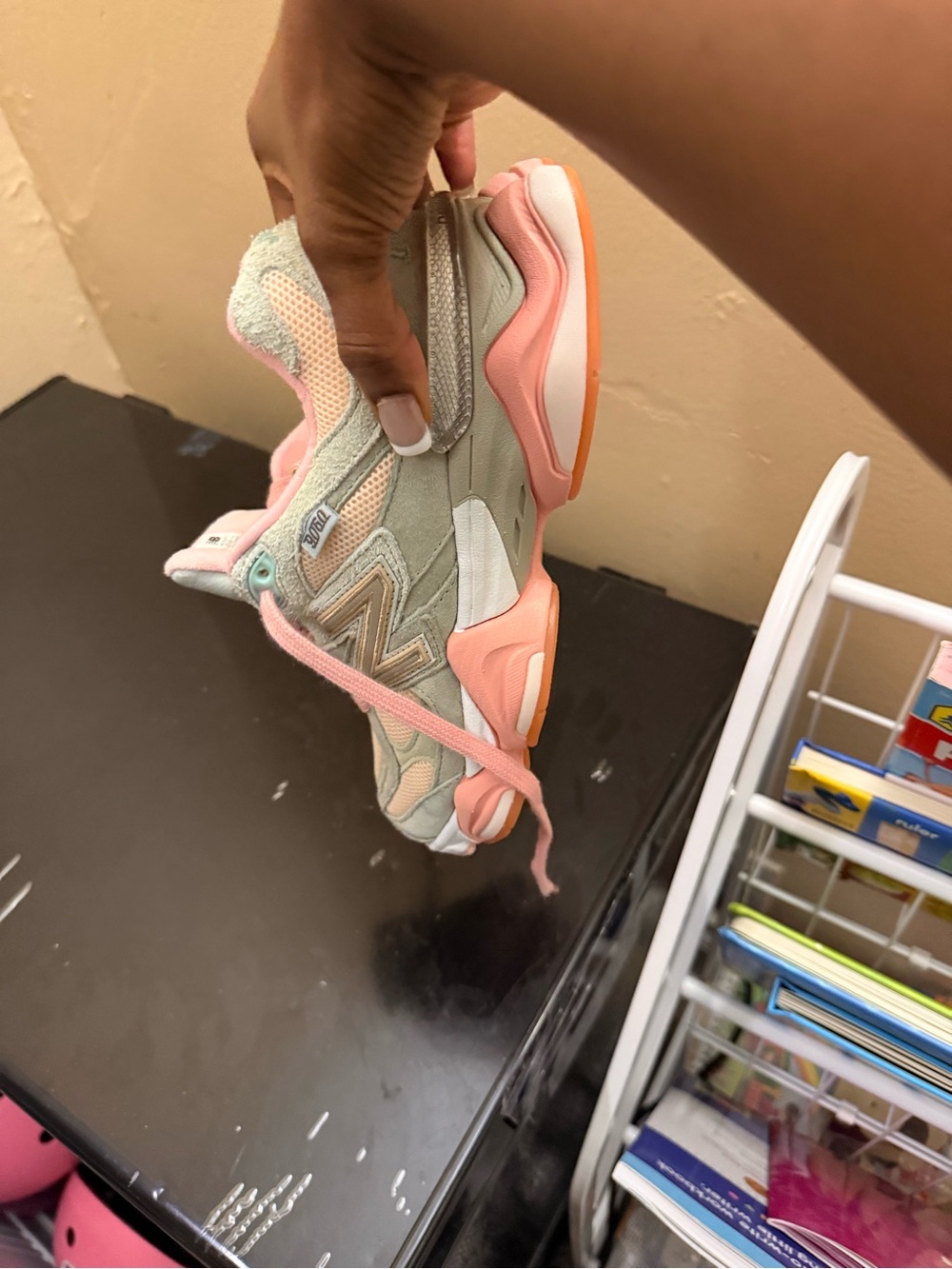 New Balance Women's Pink and Beige Athletic Sneakers — Lightweight Comfort